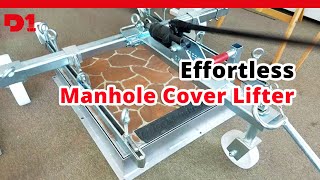 Manhole Cover Lifting Made Easy [upl. by Artemisia]