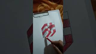 3D Drawing with Qube Artwithjanu [upl. by Nnylyak]