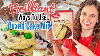 5 AMAZING Recipes Using Boxed Cake Mix  The EASIEST Quick amp Tasty Desserts  Julia Pacheco [upl. by Ury]