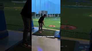 Trying Jordan 1 Golf Shoes at Top Golf⛳️ [upl. by Nannoc]