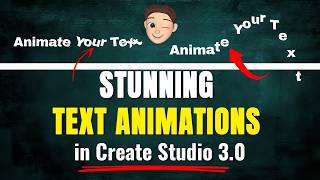 Discover Amazing Text Animation Effects in Create Studio 30 [upl. by Leola]