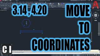 AutoCAD Move Objects to Exact Coordinates Tips for moving objects quickly amp accurately [upl. by Parry302]