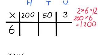 Y4  how to multiply using the grid method [upl. by Mihar822]