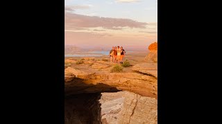 Incredible Skylight Arch at Sunset  Page AZ  Lake Powell [upl. by Medina]