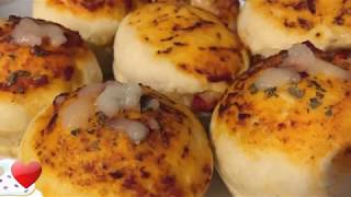 Muffin di Pizza Ricetta semplice e veloce muffin salati soffici con lievito Mastro Fornaio [upl. by Donough]