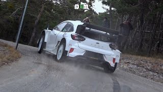 Rally Montecarlo 2024 FOURMAUX Test⚠️ FLAT OUT‼️ Puma Rally1 [upl. by Ecirahc]