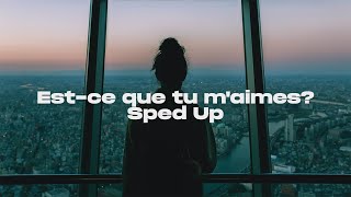 Maitre Gims  Estce que tu maimes Techno Mix SPED UP [upl. by Adnalra519]