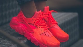 Chaussure Nike air huarache rouge hommefemme pas cher [upl. by Maryann]