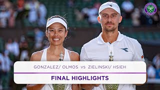 Thrilling Mixed Doubles  Gonzalez Olmos vs Zielinski Hsieh  Final  Highlights  Wimbledon 2024 [upl. by Trebleda]