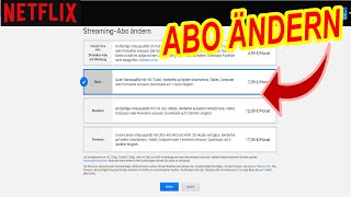 Netflix Abo ändern ✅Anleitung  Netflix Streaming Abo wechseln [upl. by Fillian]