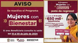 Registro Mujeres Con Bienestar AGOSTO 2024 💥 YA ESTA ABIERTA LA PAGINA 👩 Termina tus estudios [upl. by Lledualc]