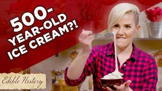 I Tried To Make 500YearOld Stretchy Ice Cream • Tasty [upl. by Carney]