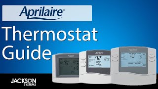 Aprilaire Thermostats Guide [upl. by Hortense]