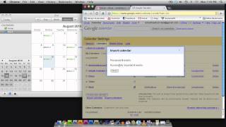 Syncing iCal with Google Calendar [upl. by Aihtnys]