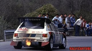 Peugeot 205 T16 Evo2 Gruppo B Pure Engine Sound [upl. by Sandler320]