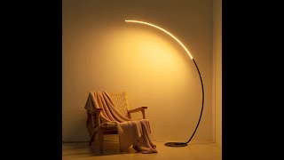 Introducing the RGBW Modern Curve Floor Lamp  the perfect addition to your home decor [upl. by Yelats]