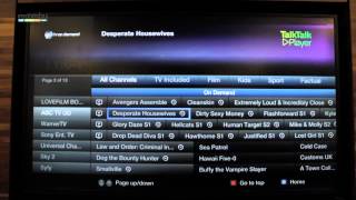 TalkTalk Player on YouView handson [upl. by Jessamyn840]