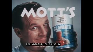 quotTHE DISCOVERY OF THE CLAMATOquot 1980s MOTTS CLAMATO JUICE TV COMMERCIAL XD38614p [upl. by Devora445]