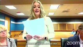 WATCH Trump attorney Jenna Ellis tearful remarks in plea deal in Georgia election case [upl. by Hollingsworth]