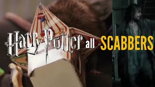 Harry Potter all Scabbers Scabbers Reveal Scenes [upl. by Drais223]