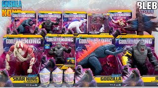 Godzilla X Kong toy collection ASMR unboxing  The New Empire  Giant Kong and Godzilla  Battle Axe [upl. by Doley992]