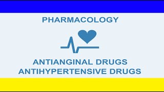 Pharmacology Lecture 12 English DRUGS ACTING ON CVS ANTIANGINAL AND ANTIHYPERTENSIVE in details [upl. by Fara668]