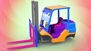 Chariot Elevateur Vidéos de Formation et Véhicules Jouets pour Enfants [upl. by Haelem]