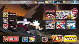 Stickman Warriors  Super Dragon Shadow Fight Nivel Final [upl. by Corny]