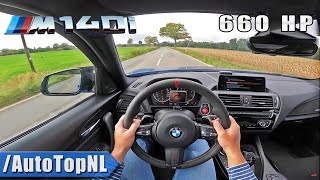 660HP BMW M140i xdrive HUGE TURBO POV Test Drive by AutoTopNL [upl. by Notsehc212]