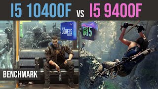 intel i5 10400f vs intel i5 9400f test in 8 games [upl. by Margi]