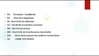 METIER ET FORMATION TEMIOFPPT  Partie 1 [upl. by Tichon]