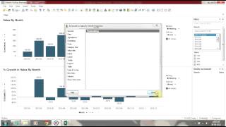 TIBCO Spotfire  Percentage Growth Calculation [upl. by Willett651]