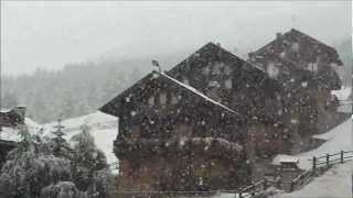 Nevicata  Snow  Schneefall a Livigno SO 310812 [upl. by Esenahs]