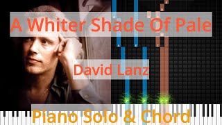 🎹Solo amp Chord A Whiter Shade Of Pale David Lanz Synthesia Piano [upl. by Atsok]