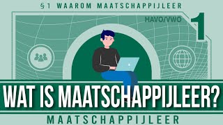 Paragraaf 1 Wat is maatschappijleer [upl. by Htiffirg]