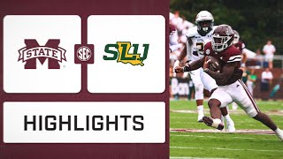 SEC Football Mississippi State vs SELA Highlights [upl. by Htide]