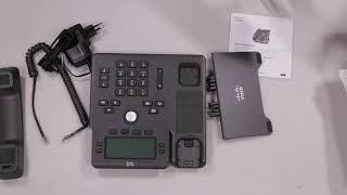 Unboxing Cisco IP Phone 6851 4SIP [upl. by Woehick]