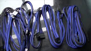 CableMod BSeries Cable Kit BlackBlue Unboxing and Review [upl. by Lehcear]