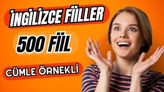 İNGİLİZCE DİLİNDE EN ÇOK KULLANILAN 500 FİİL VE CÜMLE ÖRNEKLERİ  ADAN ZYE İNGİLİZCE FİİLLER [upl. by Fianna528]