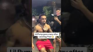 LIL PUMP CRASHES OUT AFTER CATCHING PREDATOR lilpump viral shorts rap reccommend hiphop rap [upl. by Anissej]