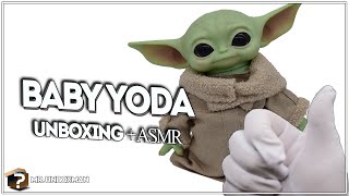 Baby Yoda 11 inch Plush Toy Unboxing from The Mandalorian ● ASMR video review [upl. by Roderich97]