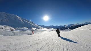 Les Arcs Skiing 191223 [upl. by Zolnay]