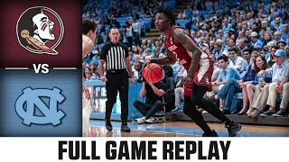 Florida State vs North Carolina Full Game Replay  202324 ACC Men’s Basketball [upl. by Pip]