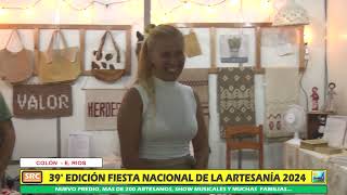 39 EDICION FIESTA NACIONAL DE LA ARTESANIA 2024 COLON ENTRE RIOS parte 5 [upl. by Arremat896]