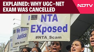 UGC NET Exam Cancelled  Explained Why UGCNET Exam Was Cancelled A Day After It Was Conducted [upl. by Eiramyllek249]