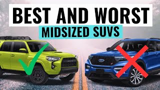 These Are The BEST amp WORST Midsize SUVs To Buy Right Now [upl. by Ailisab]