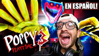 HUGGY WUGGY SE SALE DE LA TELE  Poppy Playtime 3 en Español  Juegos Luky [upl. by Adnylem450]