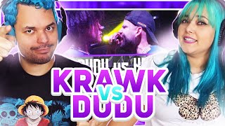 DUDU x KRAWK SP  1ª FASE  Duelo Interestadual MAR DE MONSTROS  Canal do dimas ‹ REACT › [upl. by Lokim]