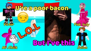 🍟TEXT TO SPEECH🍟 My friends are rude to me cuz im a bacon have no robux [upl. by Moscow]