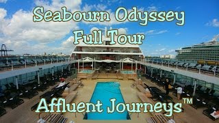 Seabourn Odyssey Full Tour in 1080p [upl. by Roman]